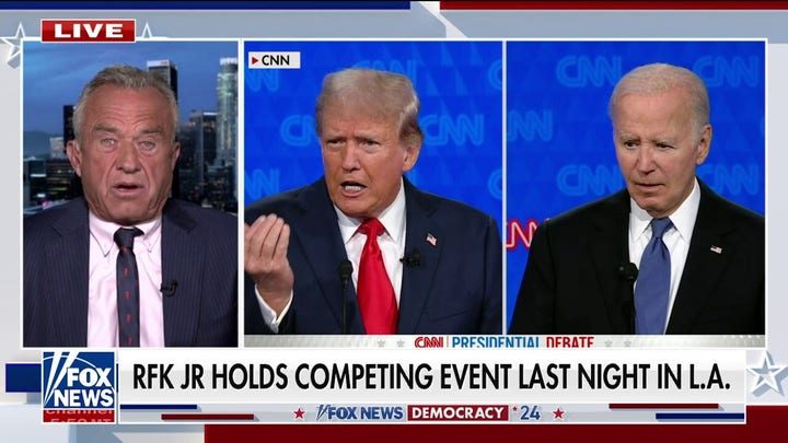 RFK Jr. reacts to Trump, Biden debate performance: 